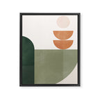 Minimal Geometric Shapes 174 Framed Canvas Print Gallery Image 6