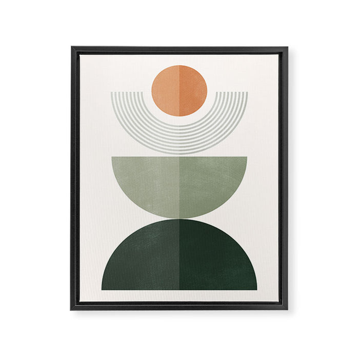 Minimal Geometric Shapes 175 Framed Canvas Print Gallery Image 1