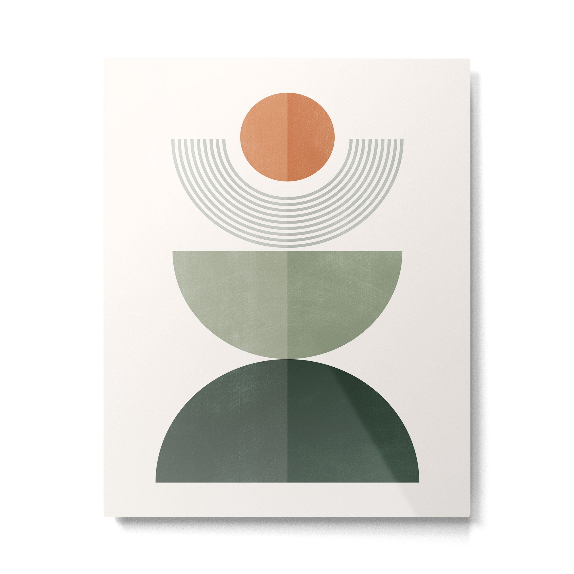 Minimal Geometric Shapes 175 Metal Print Gallery Image 4