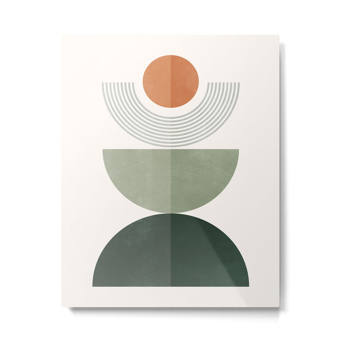Minimal Geometric Shapes 175 Metal Print Gallery Image 1