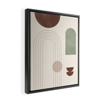 Minimal Geometric Shapes 180 Framed Canvas Print Gallery Image 2