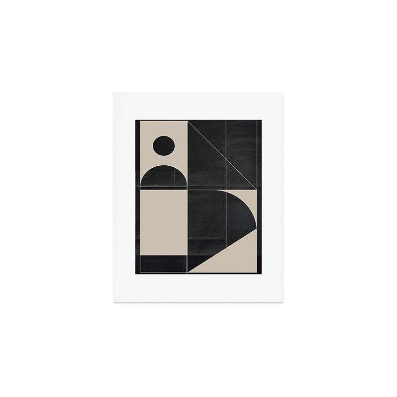 Minimal Geometric Shapes 214 Art Print Gallery Image 1