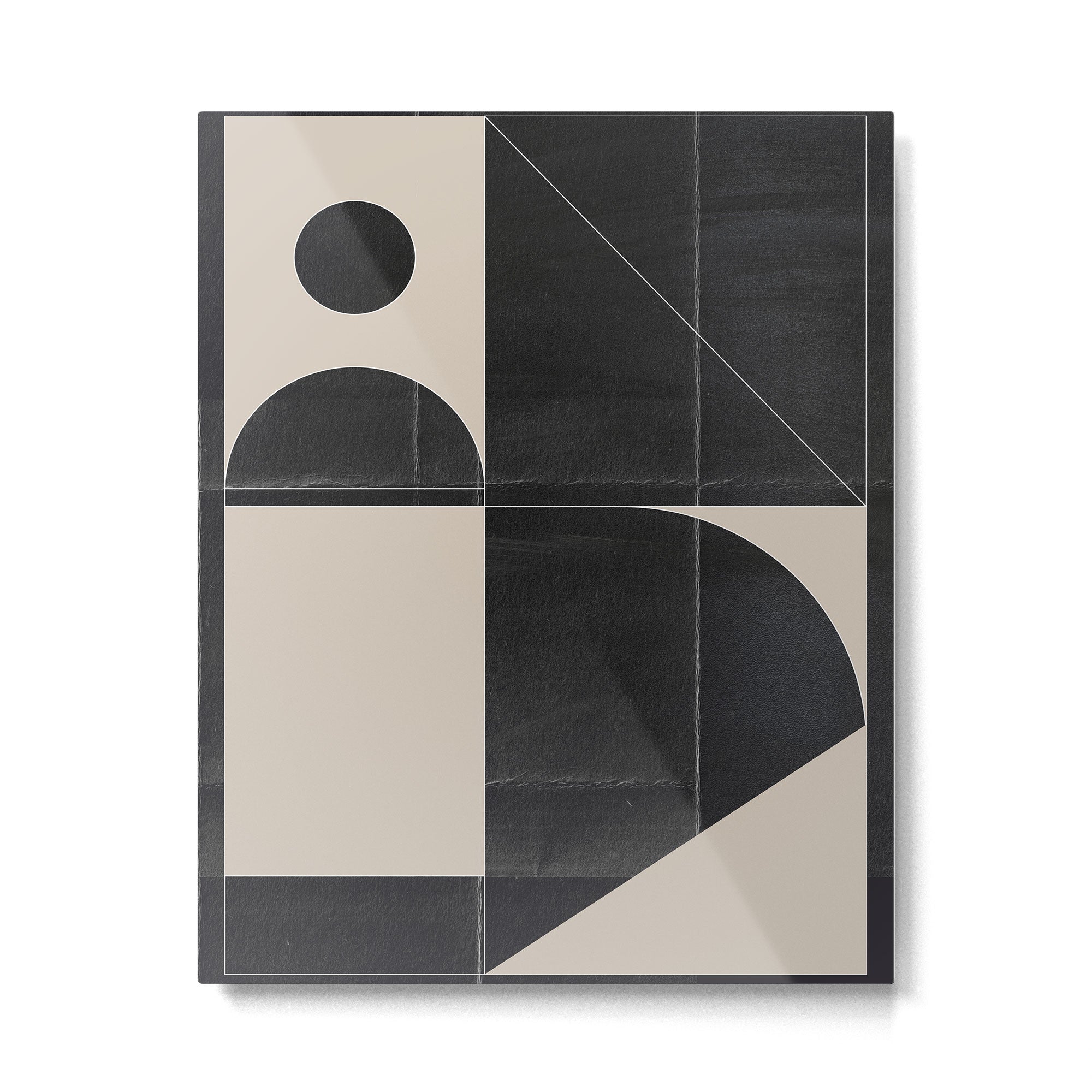Minimal Geometric Shapes 214 Metal Print Gallery Image 4