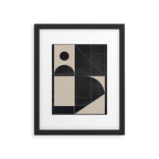 Minimal Geometric Shapes 214 Framed Art Print Gallery Image 5