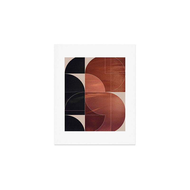 Minimal Geometric Shapes 216 Art Print Gallery Image 1