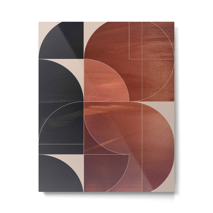 Minimal Geometric Shapes 216 Metal Print Gallery Image 1