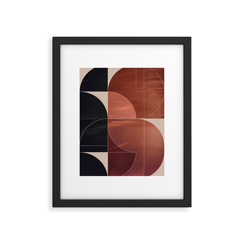 Minimal Geometric Shapes 216 Framed Art Print Gallery Image 5
