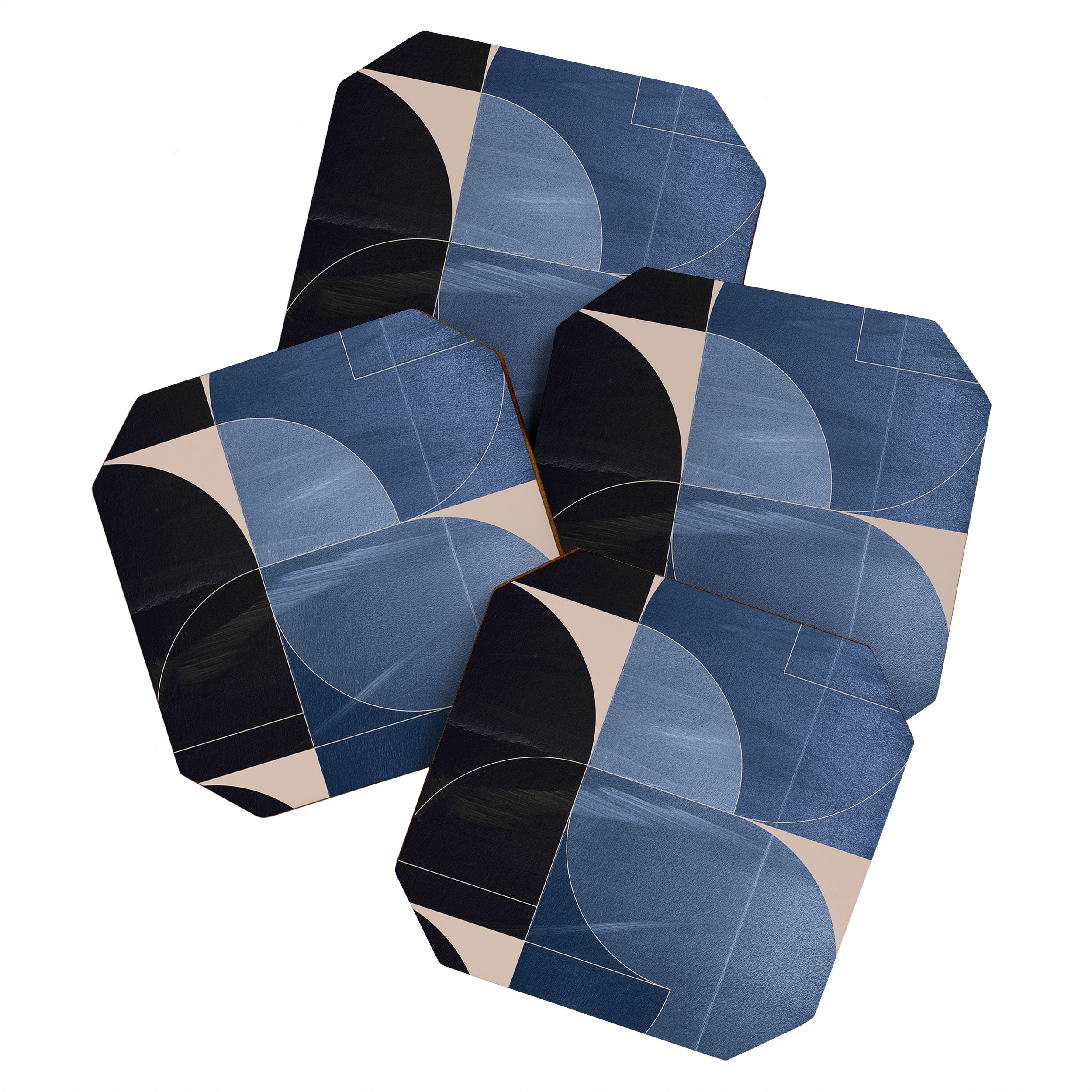 Minimal Geometric Shapes 218 Coaster Gallery Image 1