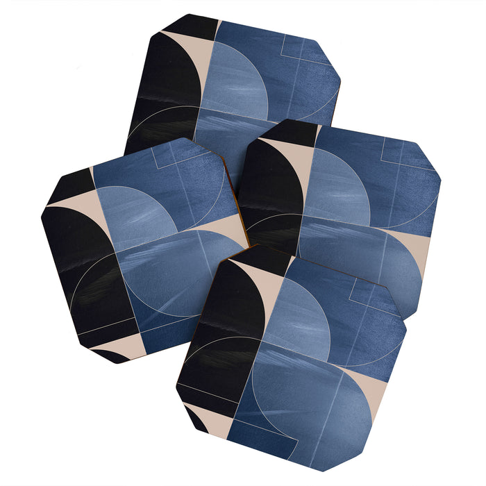 Minimal Geometric Shapes 218 Coaster Gallery Image 1