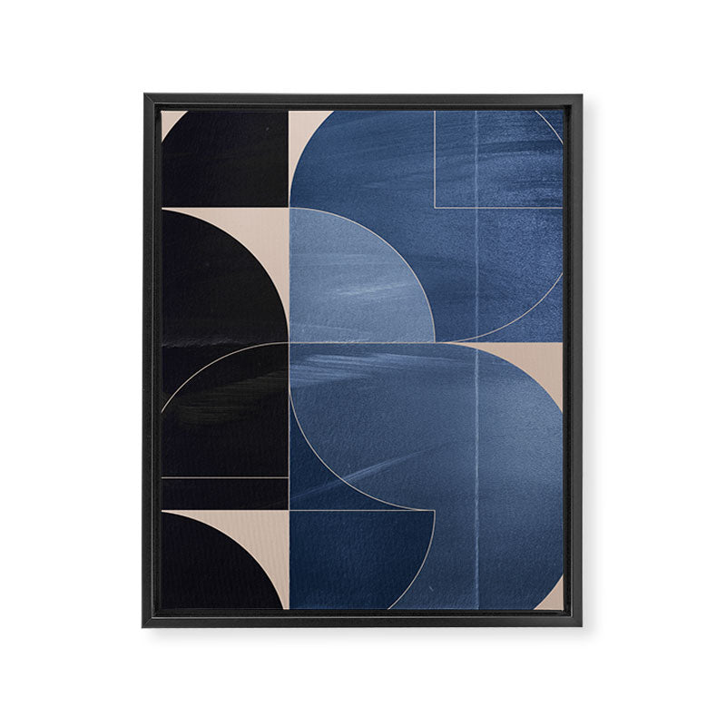 Minimal Geometric Shapes 218 Framed Canvas Print Gallery Image 6