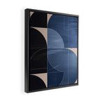 Minimal Geometric Shapes 218 Framed Canvas Print Gallery Image 2
