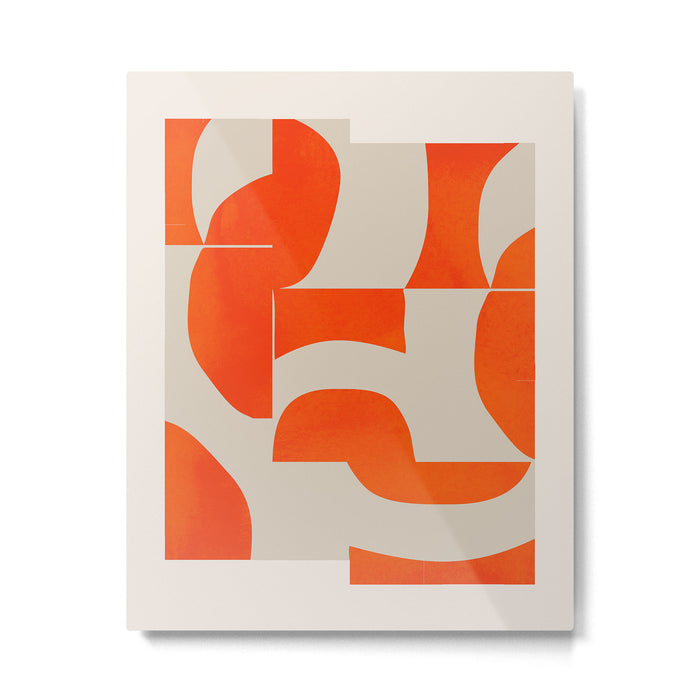 Minimal Geometric Shapes 225 Metal Print Gallery Image 1