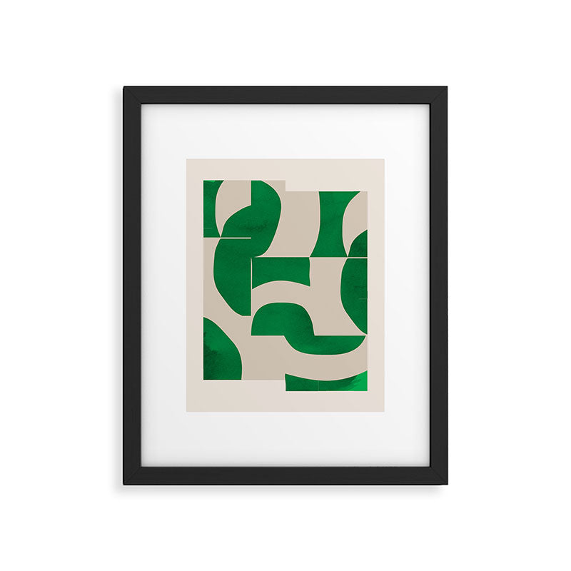 Minimal Geometric Shapes 226 Framed Art Print Gallery Image 5