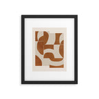 Minimal Geometric Shapes 227 Framed Art Print Gallery Image 5
