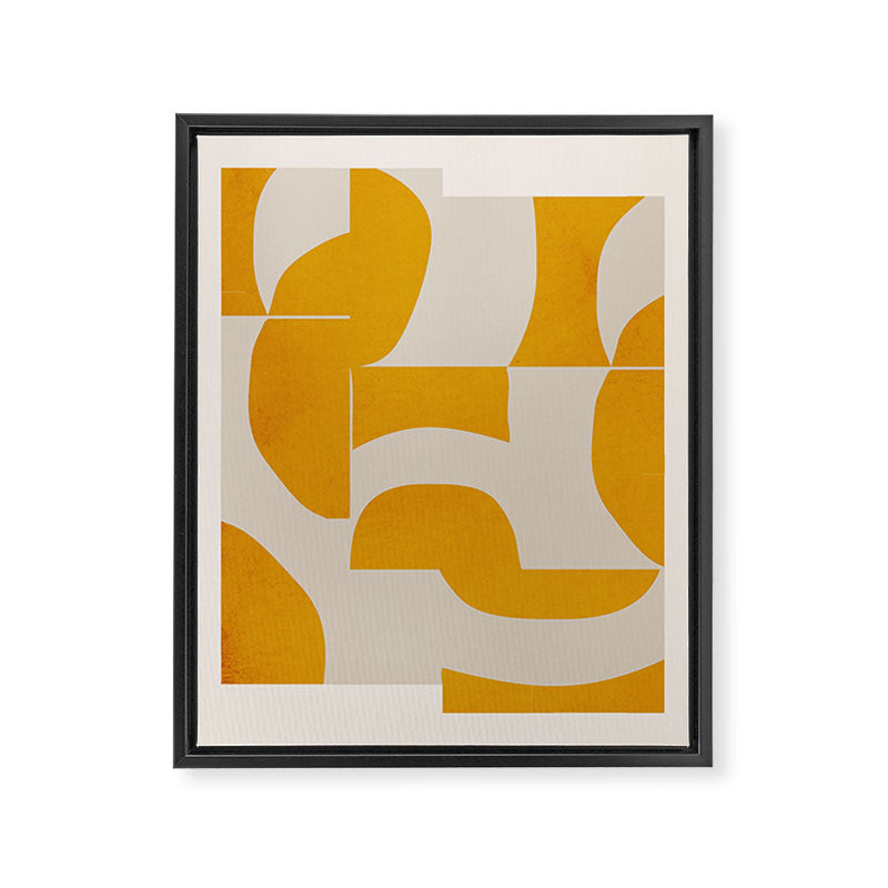 Minimal Geometric Shapes 228 Framed Canvas Print Gallery Image 6