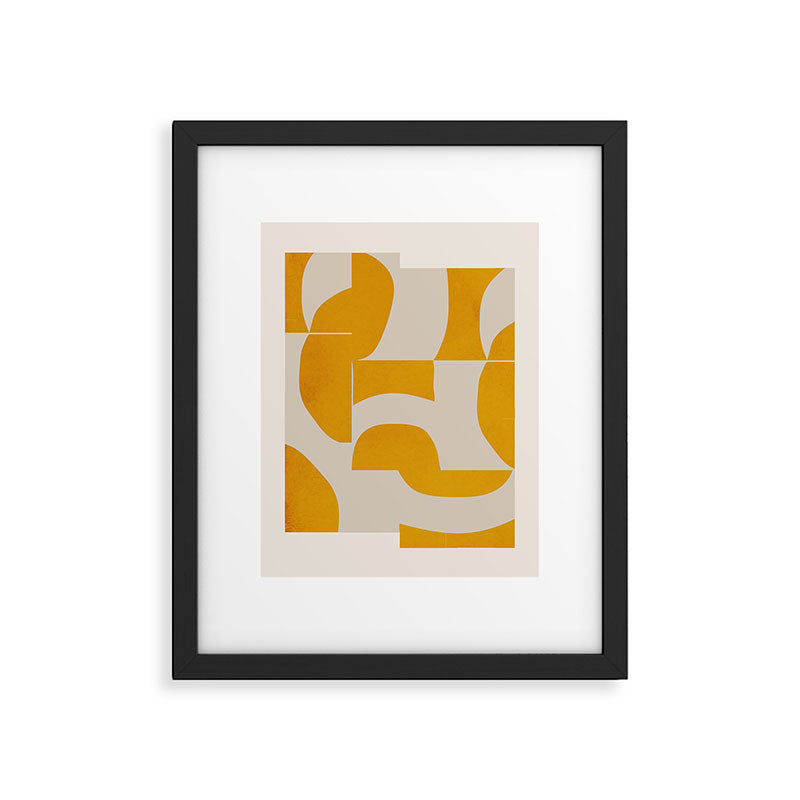 Minimal Geometric Shapes 228 Framed Art Print Gallery Image 5