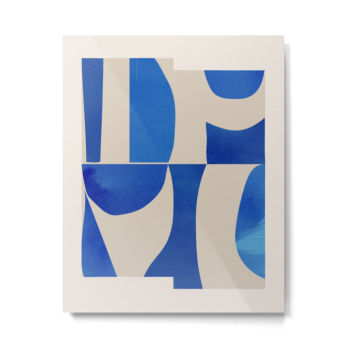 Minimal Geometric Shapes 229 Metal Print Gallery Image 1