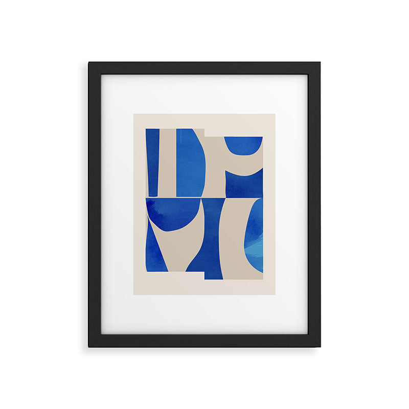 Minimal Geometric Shapes 229 Framed Art Print Gallery Image 5