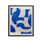 Minimal Geometric Shapes 230 Framed Canvas Print Gallery Image 6