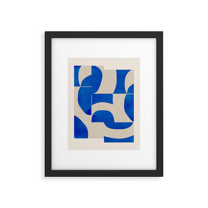 Minimal Geometric Shapes 230 Framed Art Print Gallery Image 1