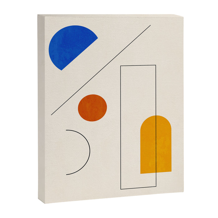 Minimal Geometric Shapes 65 Canvas Print Gallery Image 1