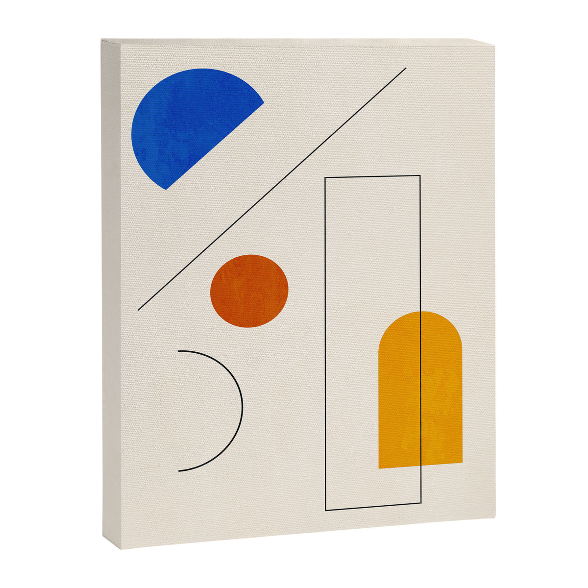 Minimal Geometric Shapes 65 Canvas Print Gallery Image 6
