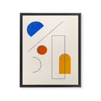 Minimal Geometric Shapes 65 Framed Canvas Print Gallery Image 6
