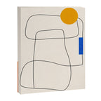 Minimal Geometric Shapes 67 Canvas Print Gallery Image 6