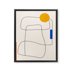Minimal Geometric Shapes 67 Framed Canvas Print Gallery Image 6