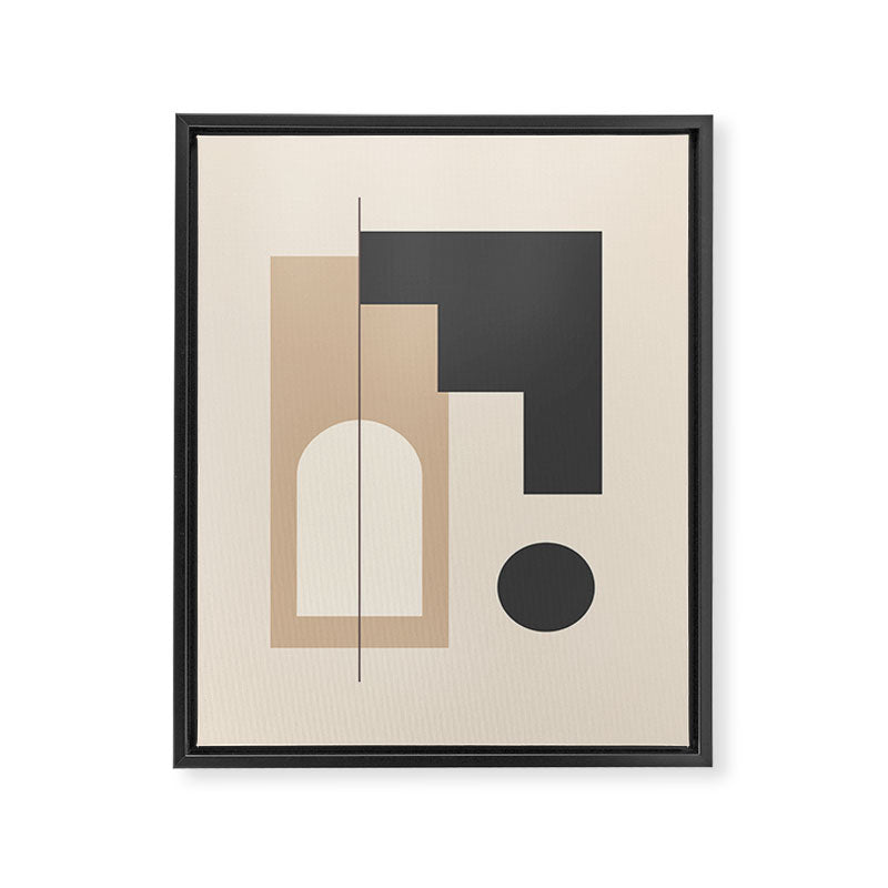 Minimal Geometric Shapes 76 Framed Canvas Print Gallery Image 6