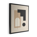 Minimal Geometric Shapes 76 Framed Canvas Print Gallery Image 2