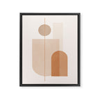 Minimal Geometric Shapes 9 Framed Canvas Print Gallery Image 6