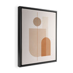 Minimal Geometric Shapes 9 Framed Canvas Print Gallery Image 2