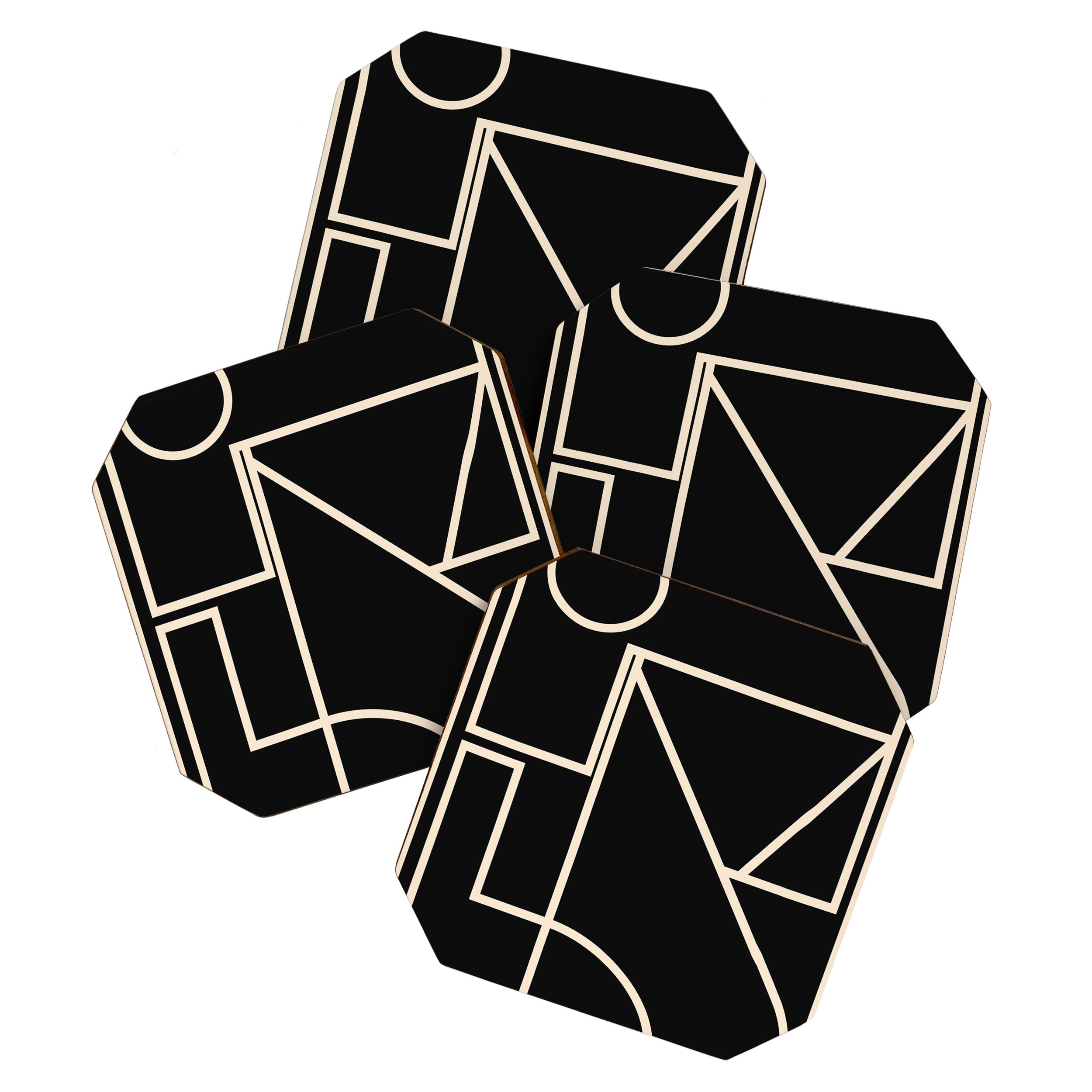 Minimalist 128 Coaster Gallery Image 1