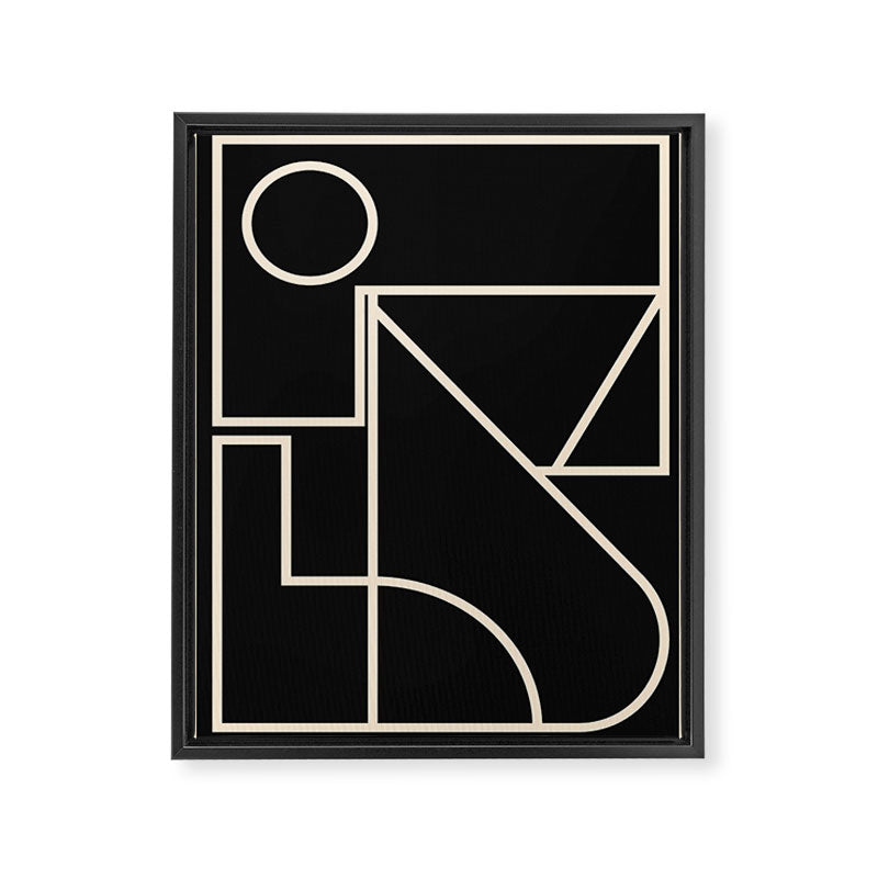 Minimalist 128 Framed Canvas Print Gallery Image 6