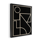 Minimalist 128 Framed Canvas Print Gallery Image 2