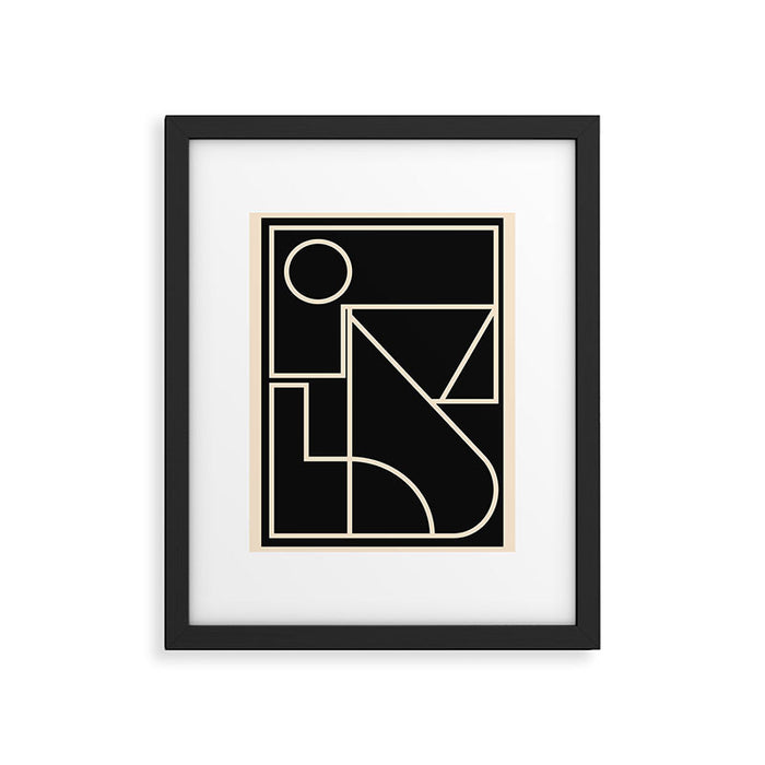 Minimalist 128 Framed Art Print Gallery Image 1