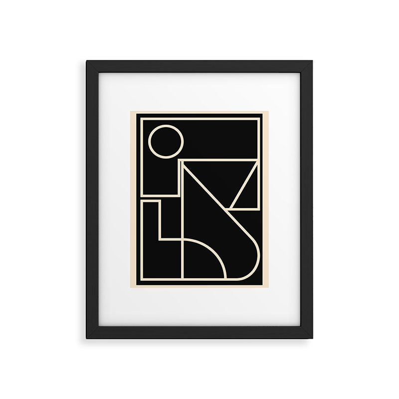 Minimalist 128 Framed Art Print Gallery Image 5