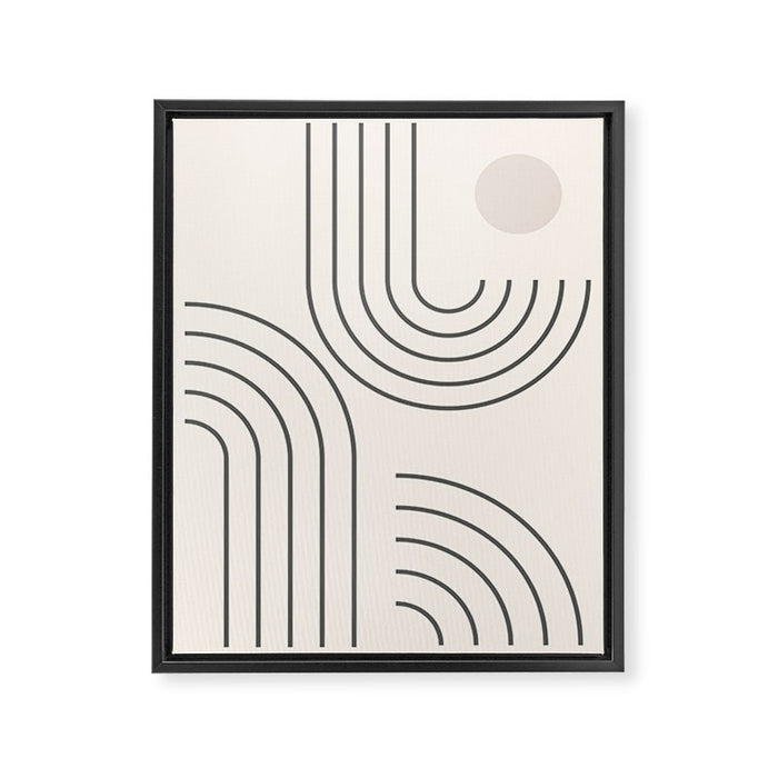 Minimalist #4 Framed Canvas Print Gallery Image 1