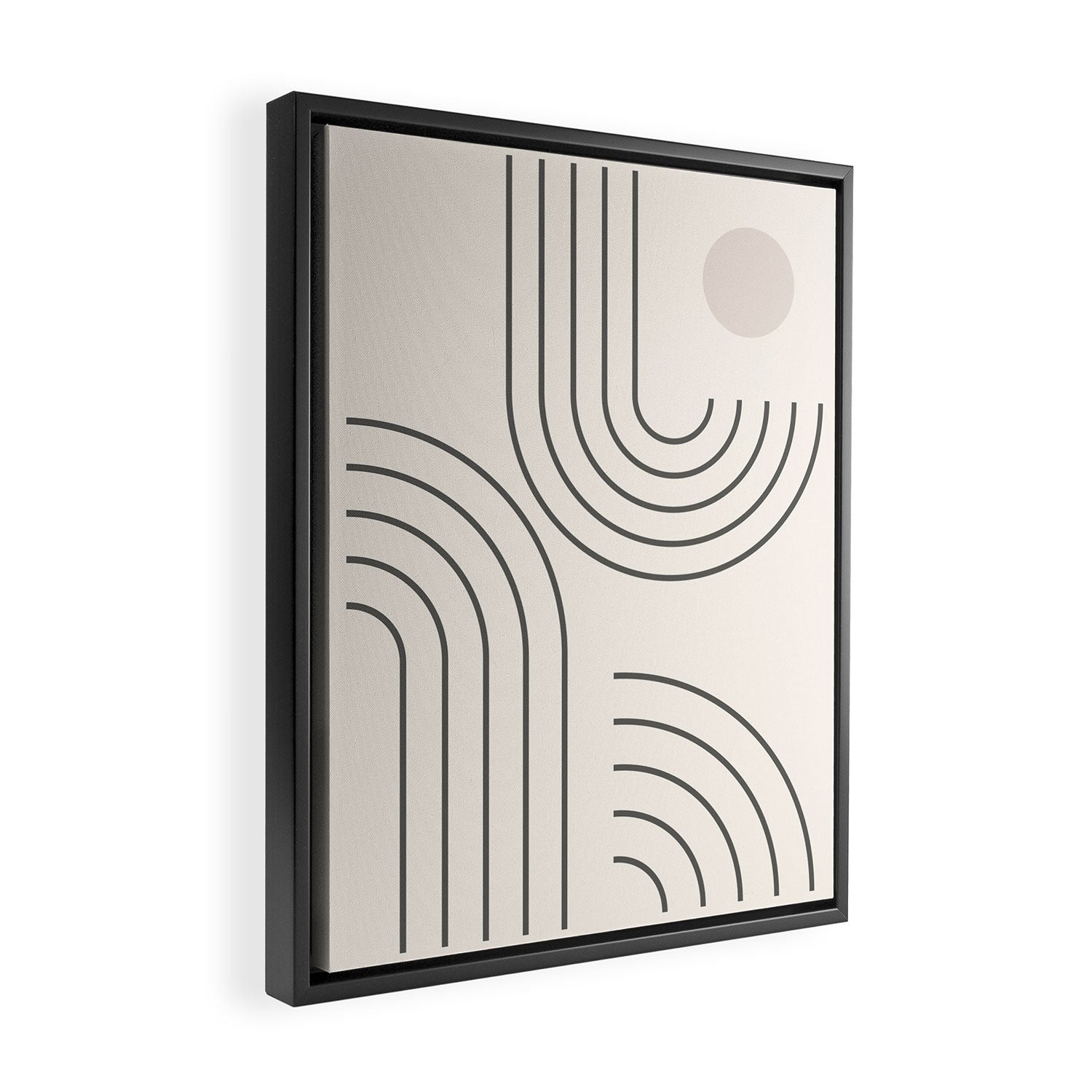 Minimalist #4 Framed Canvas Print Gallery Image 2