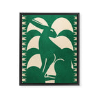 Minimalist Rabbit 2 Framed Canvas Print Gallery Image 6