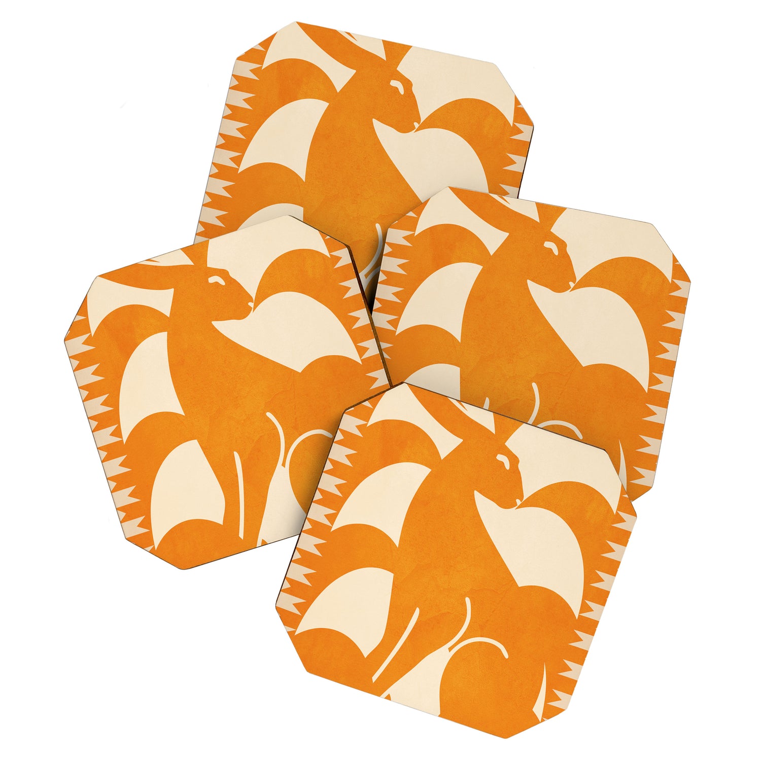 Minimalist Rabbit 3 Coaster Gallery Image 1