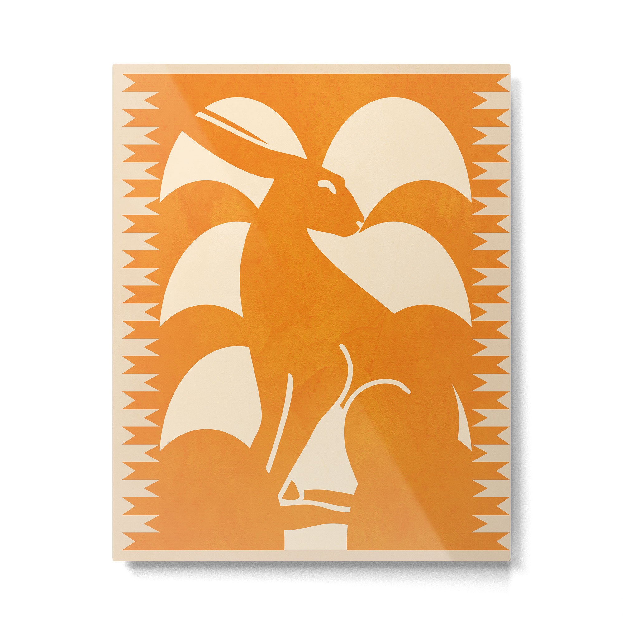 Minimalist Rabbit 3 Metal Print Gallery Image 4