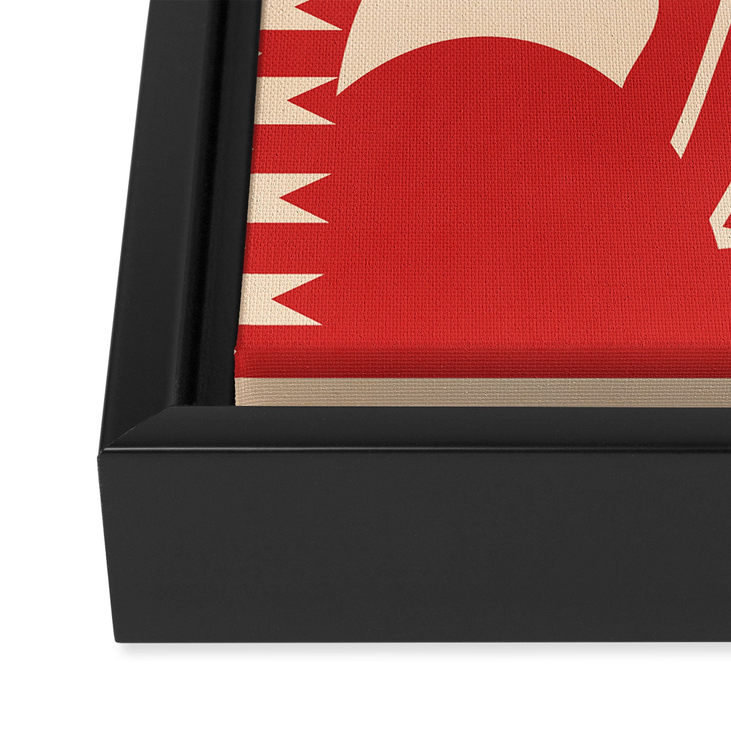 Minimalist Rabbit 4 Framed Canvas Print Gallery Image 3