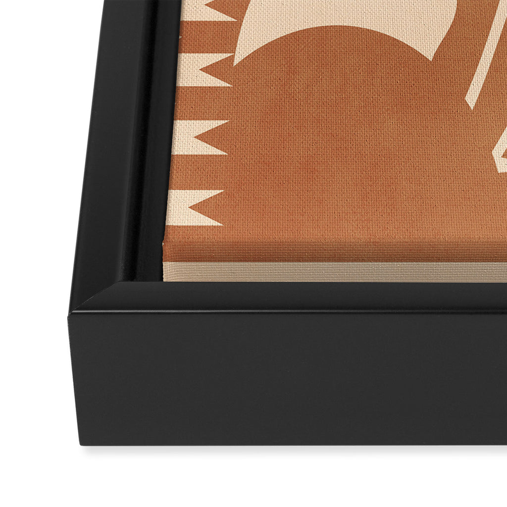 Minimalist Rabbit 5 Framed Canvas Print Gallery Image 3