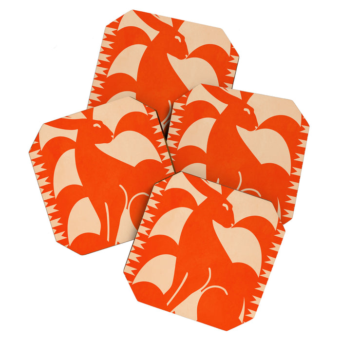 Minimalist Rabbit 7 Coaster Gallery Image 1