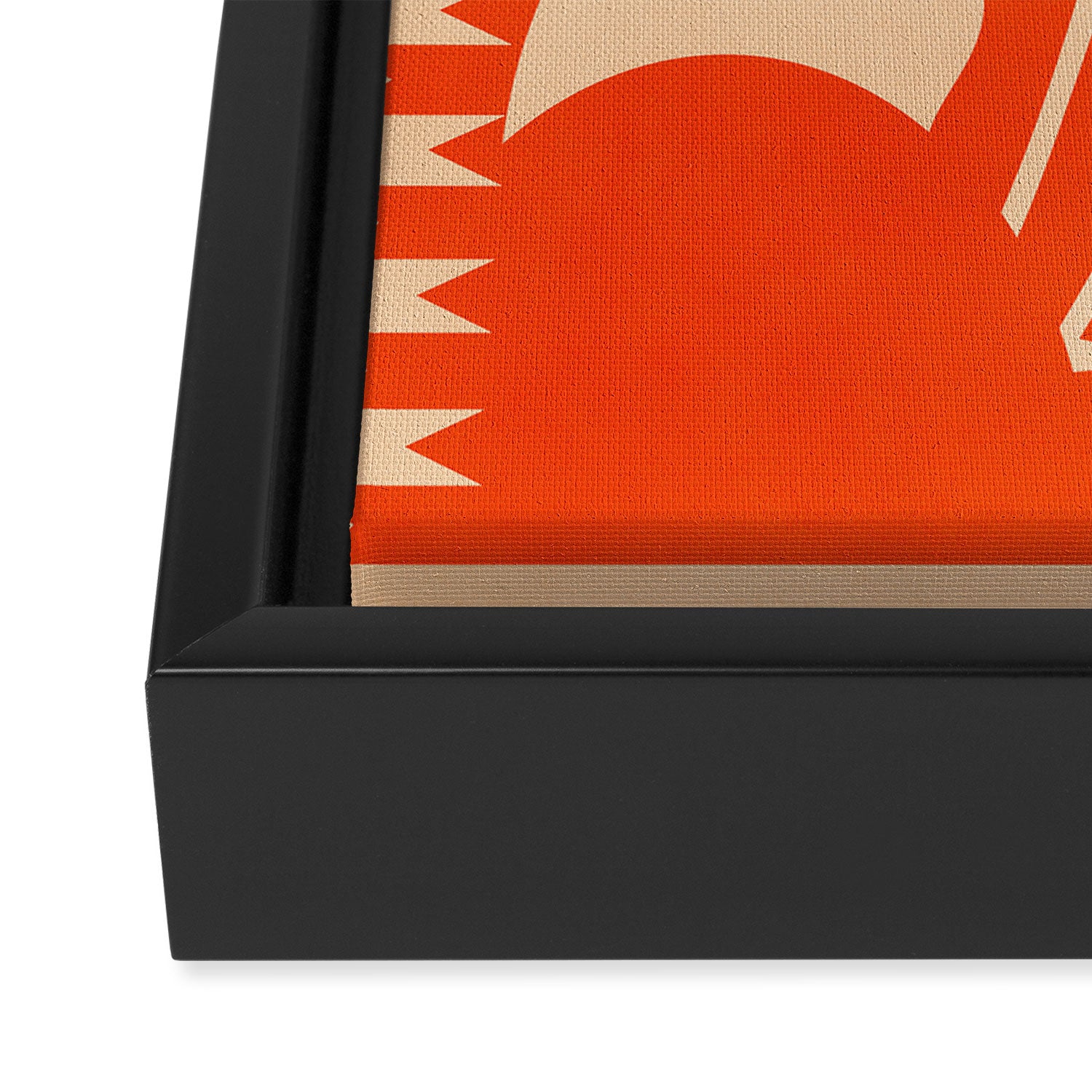 Minimalist Rabbit 7 Framed Canvas Print Gallery Image 3
