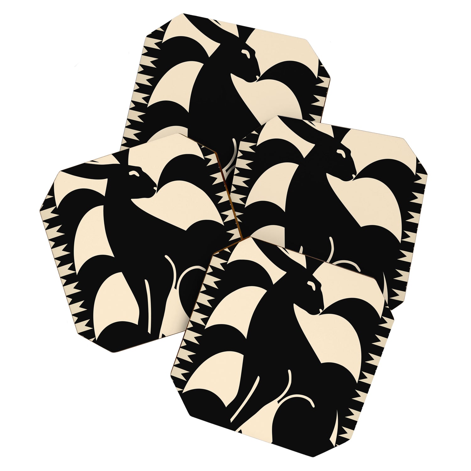 Minimalist Rabbit Coaster Gallery Image 1