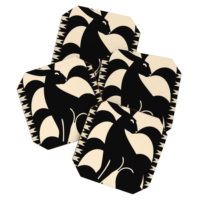 Minimalist Rabbit Coaster Gallery Image 1