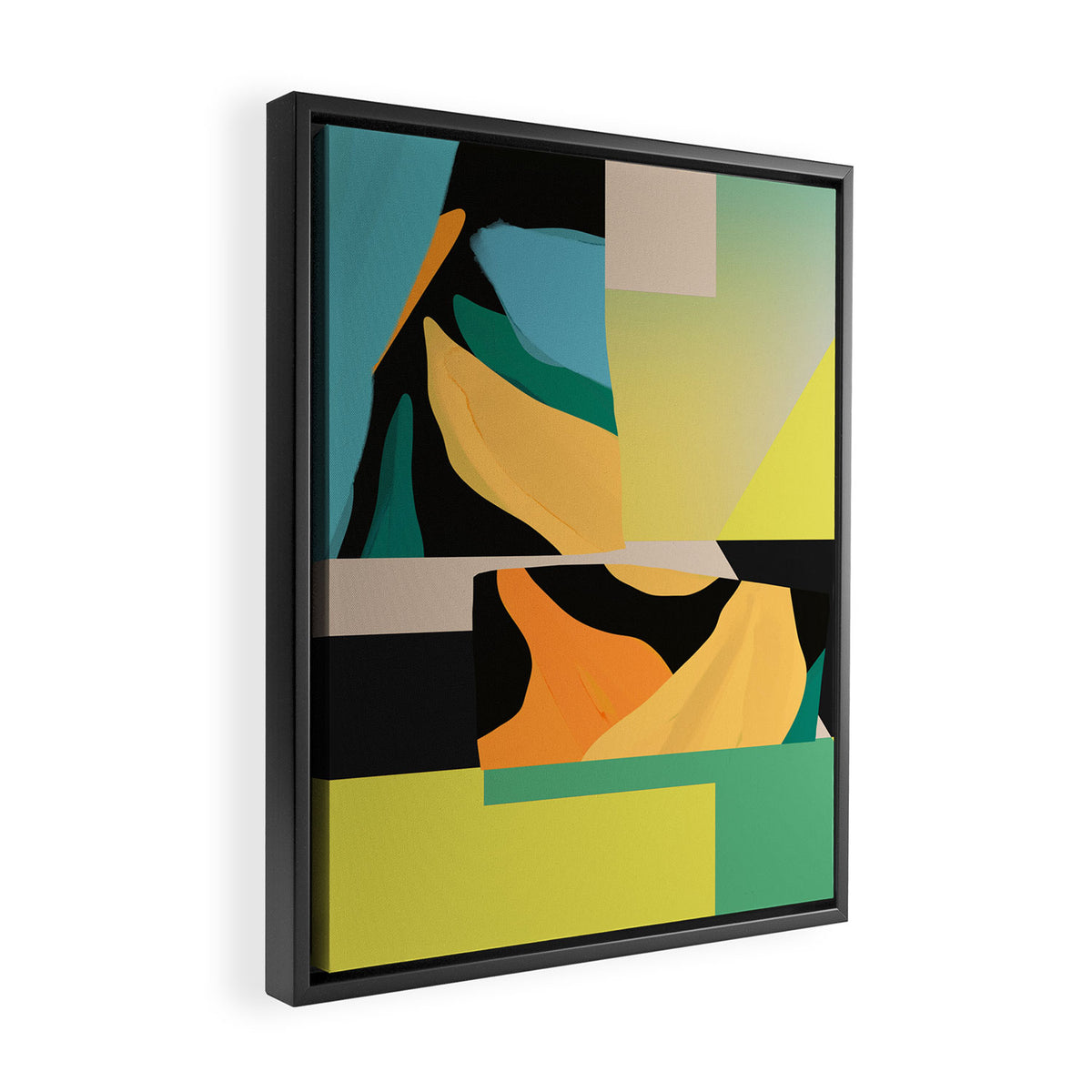 Modern Abstraction 11 Framed Canvas Print Gallery Image 2